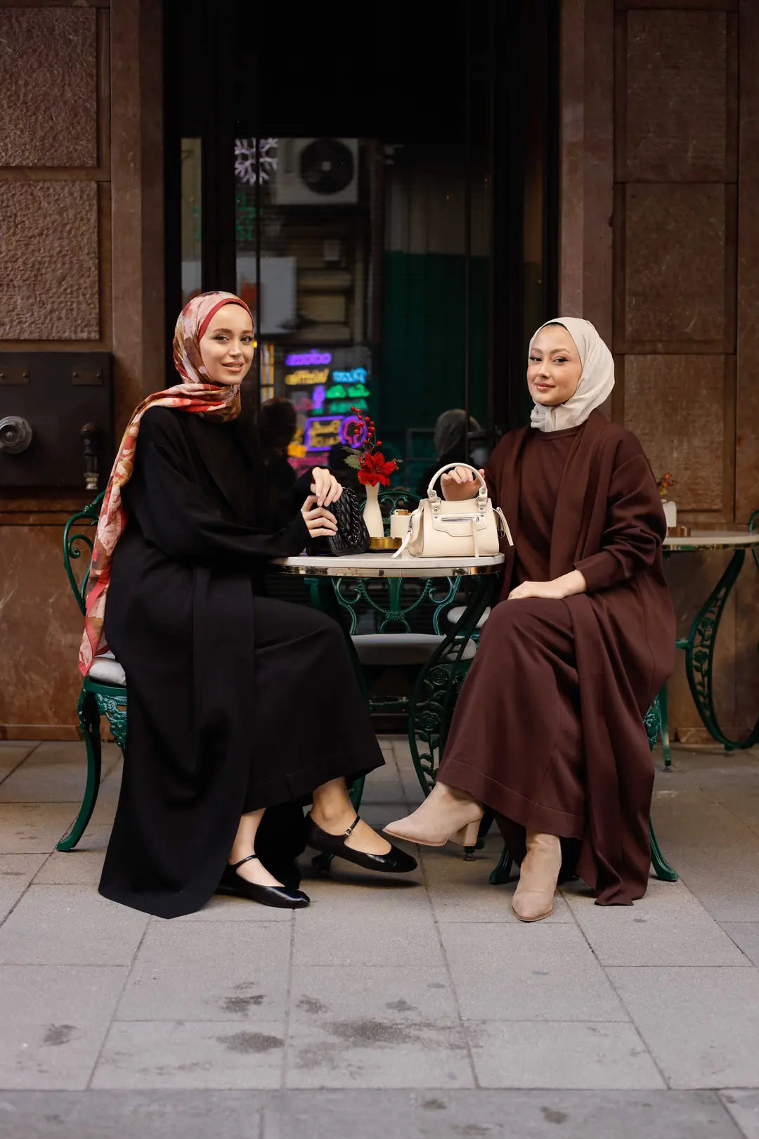 İkili Mia Elbise Takım - Hırka Modelli