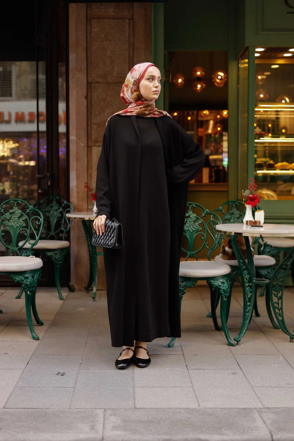 İkili Mia Elbise Takım - Hırka Modelli
