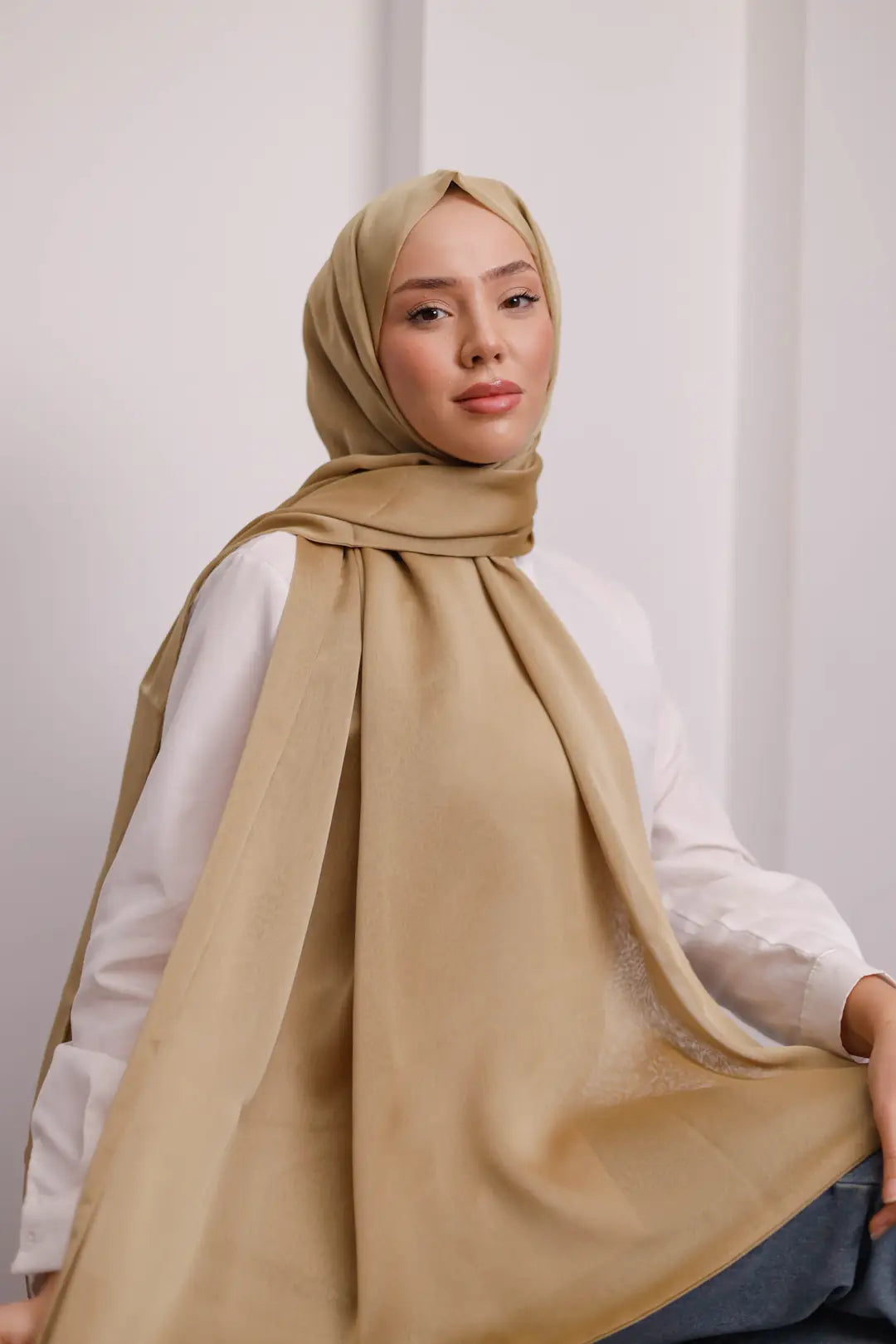 Janjanlı Şifon Eşarp Şal
