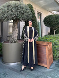 Arka Detaylı Uzun Kollu Abaya